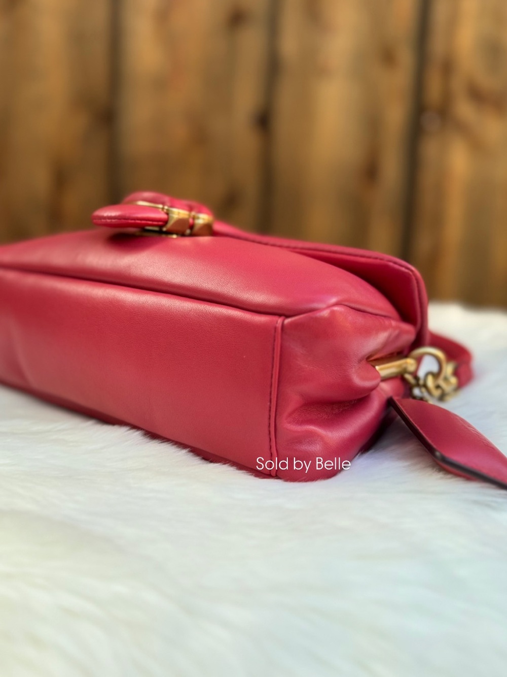 NWT Coach Red Apple Pillow Tabby 26 Purse - Picture 3 of 5